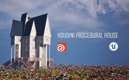 Houdini Procedural House with Unreal Engine 5