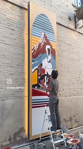Murals in progress! Come check out the new murals being painted by Ramon Trujillo, Ryan Sauter, and Dominique Montaño in the Old Firehouse Alley, just off of Linden St. They’ll be painting today for First Friday Art Walk, so make sure to stop by! | Downtown Fort Collins