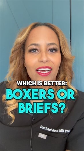 Should You be Wearing BOXERS or BRIEFS? 🤔 #menshealth #DrRachaelRoss #DrRachael #menshealthtips | Dr. Rachael