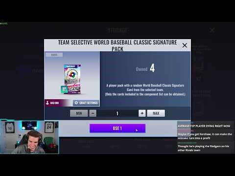 MLB 9 Innings Rivals 26 | World Baseball Classic Signature Pack Openings! #mlbrivals
