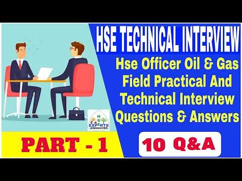 Safety Officer Oil&Gas Technical Interview Questions and Answers || HSE Officer Interview in English
