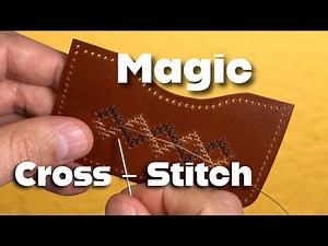 Leather Pockets Design Patterns: Magic Cross-Stitch