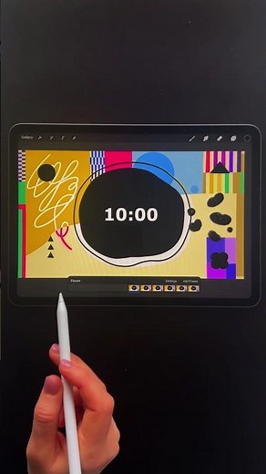 Create YOUTUBE PREMIERE COUNTDOWN on iPad 🔥#procreate #ipadart #motiongraphics