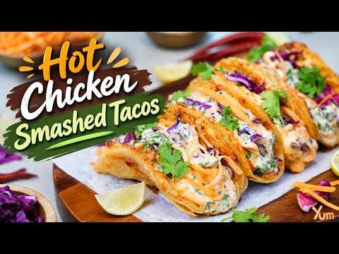 You Won't Believe How Good These Smashed Chicken Tacos Are!