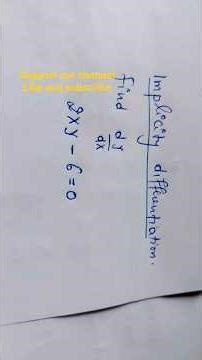 implicity differentiation