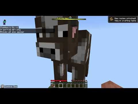 playing one block in minecraft education!!!