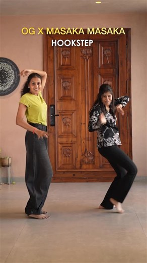 Smita on Instagram: "OG Masaka Masaka hook step. Keep grooving with your gang till we return with another bang 😎💥 [ OGQueenofPop SmitaPop MasakaMasaka Dance Hookstep Out Now ]"