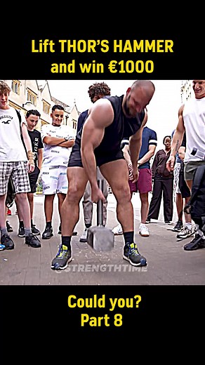 Lifting Thor's Hammer Challenge: Win £1,000 | Part 8