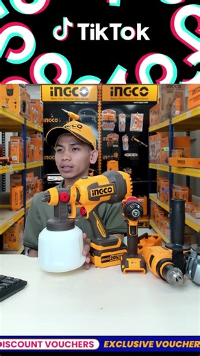 Discover the Ingco P20S Cordless Spray Paint Gun