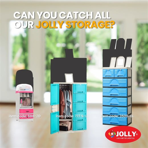 Can you catch all our Jolly Storage?? Sige nga and comment your screenshots below! 😉 👉Follow us na din for more budol-worthy home essentials! #Jolly #JollyPlastic #JollyStorage #HomeOrganization #BudolFinds #OrganizedHome | Jolly Plastic