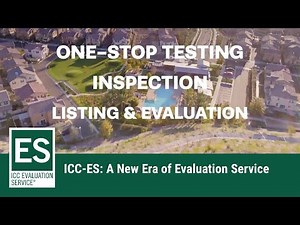 ICC-ES: A New Era of Evaluation Service