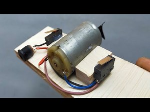 How to Make Reversible Dc Motor Using Micro Limit Switches
