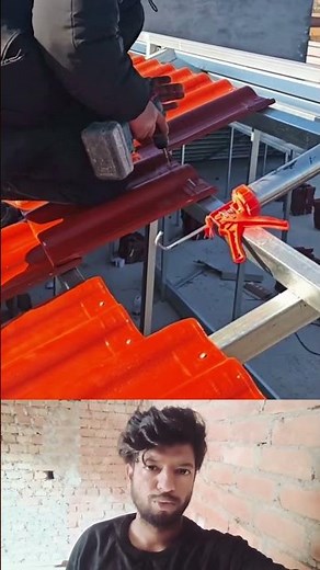 Steel Structure Roof Tile Fixing – Strong Build Process
