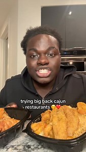 trying cajuns big back restaurant ❤️🤭 @bigbackscajunkitchen in atlanta, ga! #mukbang #foodie #cajunfood #bigback #atlantafoodie | Bryson Thompson
