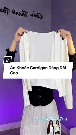 Áo khoác cardigan dáng dài cao - hướng dẫn chọn & phối đồ