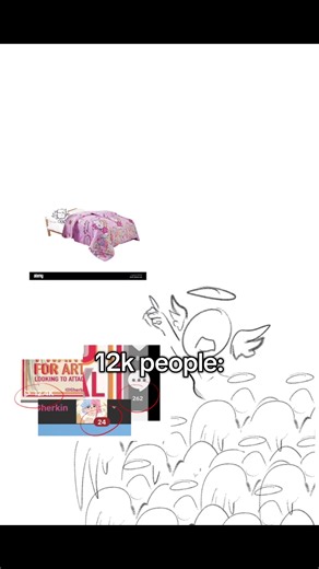 WAKING UP TO THIS WAS SOMETHING I WAS NOT EXPECTING. Holy hell, thank you for all the comments and your angel characters!! I’m going to draw as many as I can! I have several big plans for the month and will hopefully complete at least 3 small mass attacks! Good luck everyone! #artfight #artfight2025 #teamcrystals #teamfossils #funny