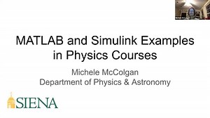 MATLAB and Simulink Examples in Physics Courses