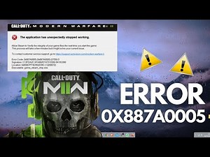 Solution to error 0X887A0005 in Call of Duty | Quick and easy ✅