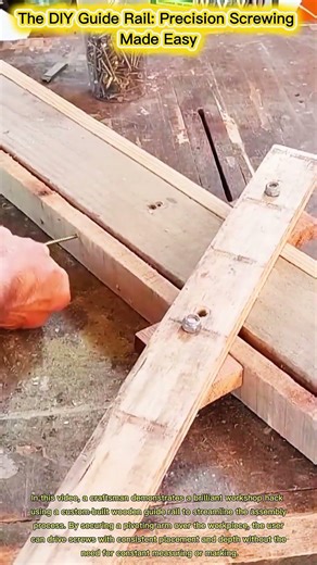 The DIY Guide Rail: Precision Screwing Made Easy