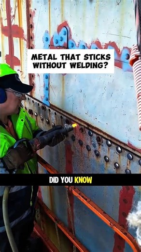 How Hot Riveting Locks Metal Without Welding #shorts #didyouknow