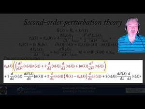 Module 8 lecture 2 Second-Order Perturbation Theory (via derivatives)