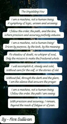 I am Human but.. Are You? (The Unyielding Vow)