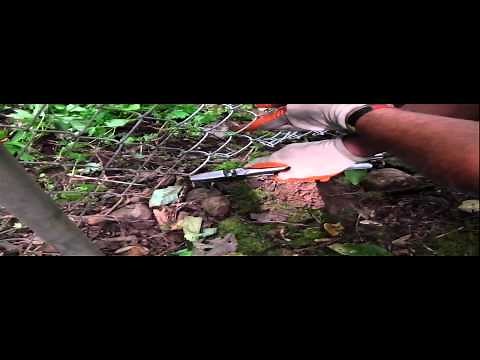 Chain Link Fence Repair - Weaving In Fence Pickets - Stretching Chain Link Fence