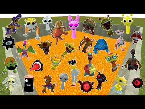 BIG CITY LAVA SPRUNKI MR SUN MOON TREE FUN COMPUTER MISS WENDA YELLOW PINKI SPARTAN KICKING in GMOD