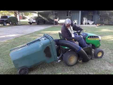 DIY 96 Gallon Trash Can Leaf Catcher