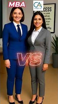 CA vs MBA | Who Is Better #cmaindia #accountingcareer #finance #commercestudents