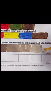 Mixing Neutrals & Skin Tones I am using a variety of browns to play around with skin tones by creating a tint value scale. I love how the slightest variation of color leads to such a variety of neturals! #thatartteacher #arteducation #inmyartclass #artteacherlife #highschoolartteacher #iteachart #painting #acrylicpaintings #mixingcolor #tints #neutrals #paintprocess | That Art Teacher