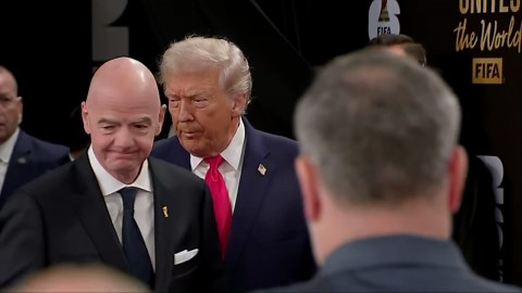 Full: Trump on FIFA red carpet