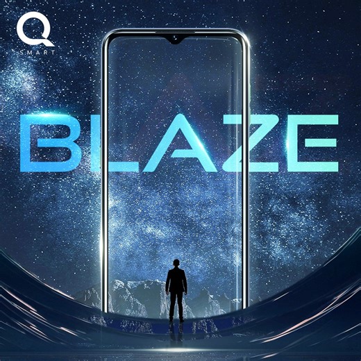 Dive into a realm of sophistication and cutting-edge tech with QSmart BLAZE! 💫 Your journey to the future starts now. #QMobile #Blaze #6inchdisplay #13mpcamera #LongLastingBattery #QMobilePakistan #QSabkliye #qsmartblaze | QMobile