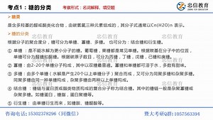 【每周一讲】21年暨大生物化学重点讲解班课时1试听