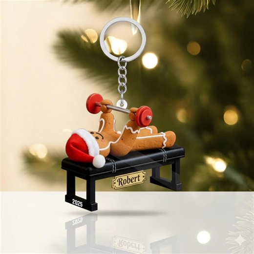 Personalized Gym Keychain, Custom Name Weightlifting Acrylic Keyring, Fitness Gift for Him, Bench Press Keychain, Gym Lover Gift - Etsy