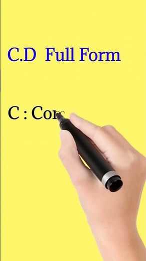 C.D Full form | full form of CD | #Full form