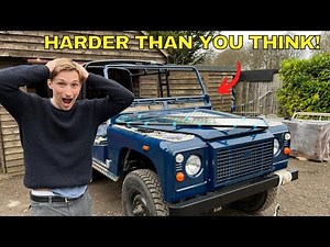 INSTALLING A NEW DEFENDER 90 WINDSCREEN!