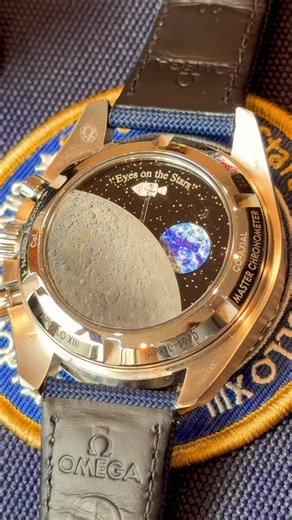 Omega Speedmaster Silver Snoopy Award 50th Anniversary — Caseback Animation