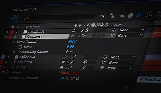 Control Expressions in Adobe After Effects with Sliders