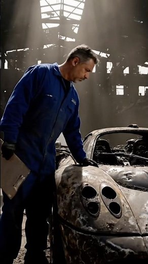 This Completely Burned-Out Pagani Zonda Restoration in a Warehouse Will Shock You