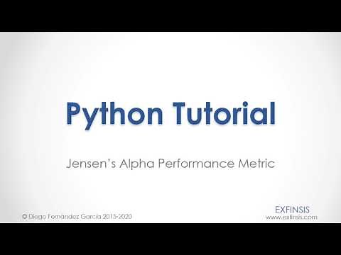 Python Tutorial. Jensen’s Alpha Performance Metric