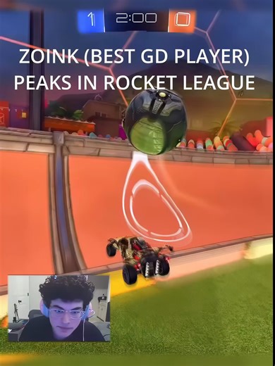 Zoink plays rocket league for the first time 😭#rocketleague #viral #ssl #rlfx #zoink #geometrydash #firstvid
