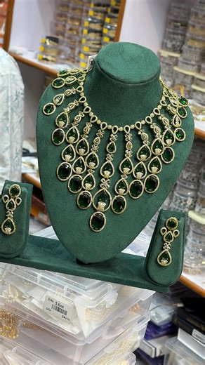 Diamond Collection on Instagram: "Brides, this is the sparkle you’ve been waiting for ✨ Our bridal American Diamond necklace gives you a real-diamond look with royal shine and premium finish. Perfect for weddings, receptions, and grand festive looks. Lightweight, elegant, and designed to make every bride feel luxurious without spending lakhs 💍 DM now to book your bridal AD necklace before it goes out of stock 🔥 9479397732 “Why choose us? ✓ Premium Quality ✓ Genuine Craftsmanship ✓ Trusted Serv