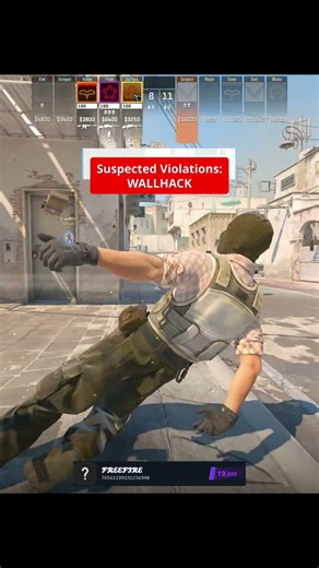 probably not radar but most definitely walls #cs2 #csgo #cheating