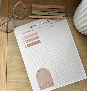 Daily Planner Printable, Planner PDF, Planner Fillable PDF, Daily Productivity Planner - Etsy