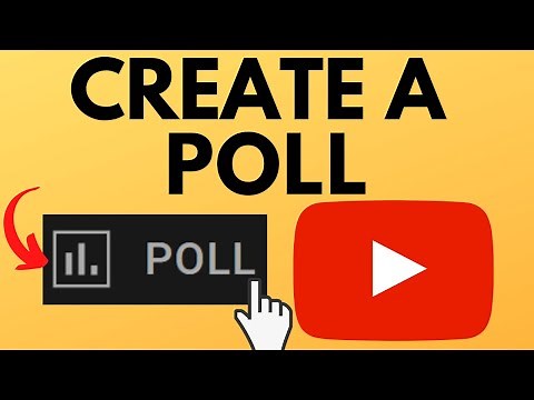 How to Make a Poll on YouTube - 2022