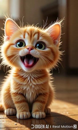 Talking Baby Cat Sings APT! 😹 Cutest Cat Voice You'll Ever Hear 🎤 #shorts