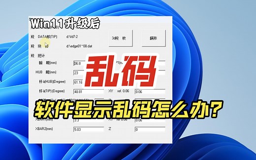 Win11中如何解决软件乱码问题