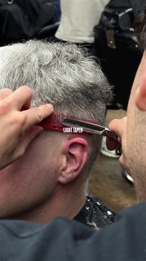 Tapered Sideburns and Nape Haircut Guide