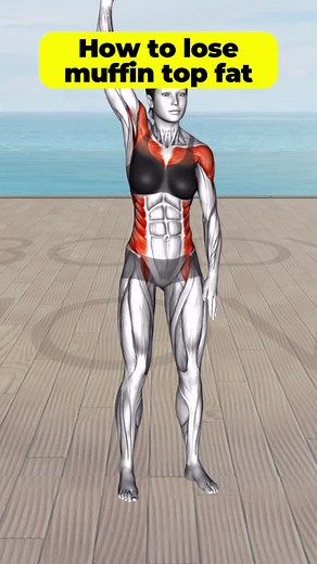 How to lose muffin top fat
